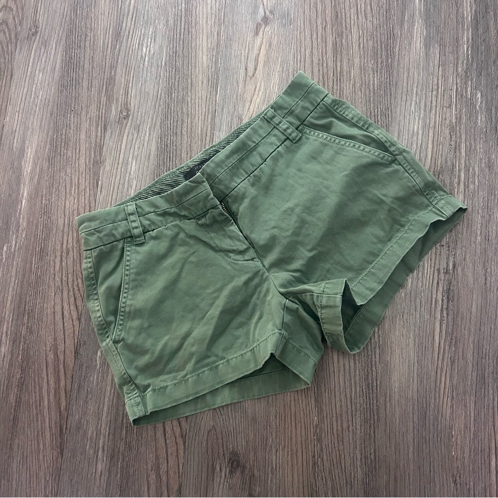 JCrew Chino Green shorts 0